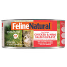 Feline Natural Chicken & Salmon Feast Canned Cat Food 85g