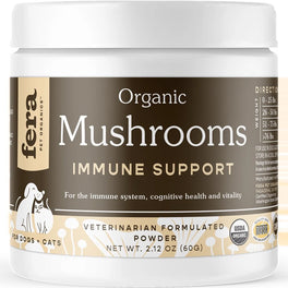 Fera Pet Organics Organic Mushrooms Immune Support Supplement Powder For Cats & Dogs 2.12oz