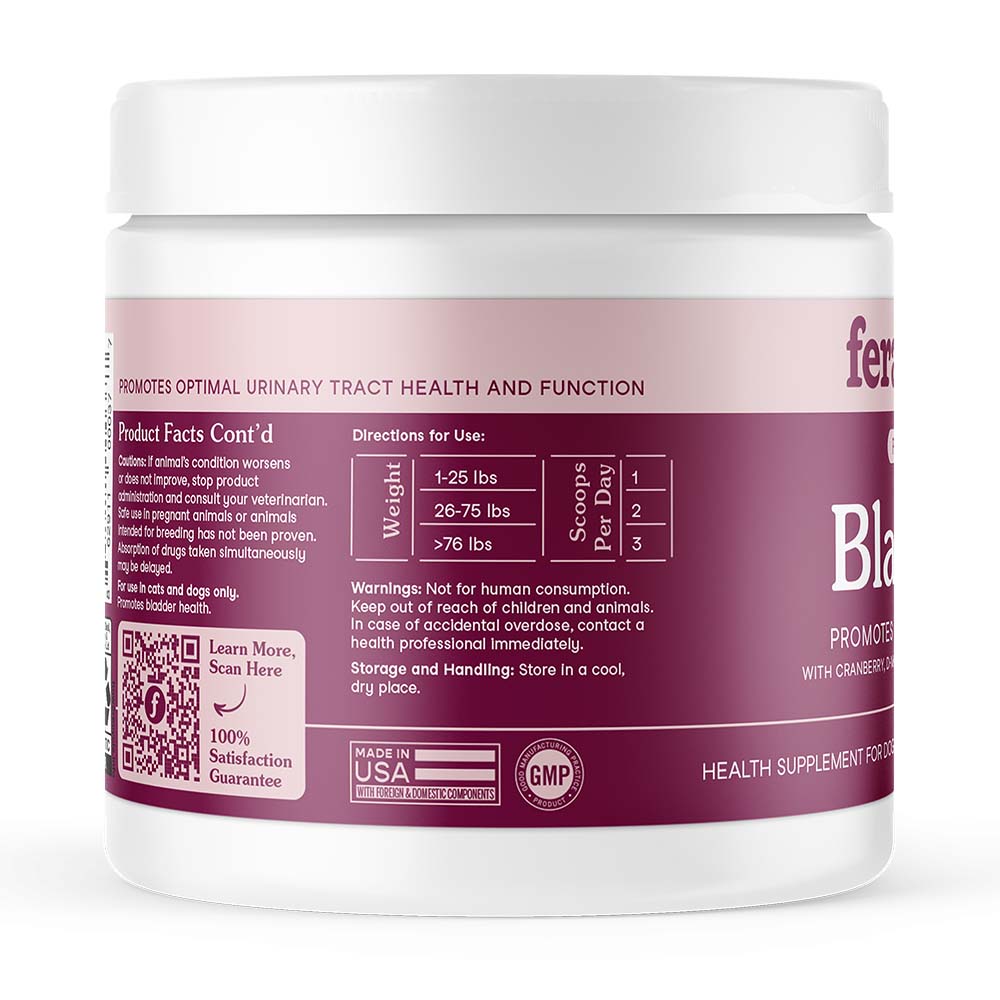 Fera Pets Bladder Support Supplement Powder For Cats & Dogs 2.16oz