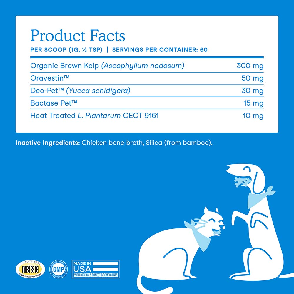 Fera Pets Dental Support Supplement Powder For Cats & Dogs 60g