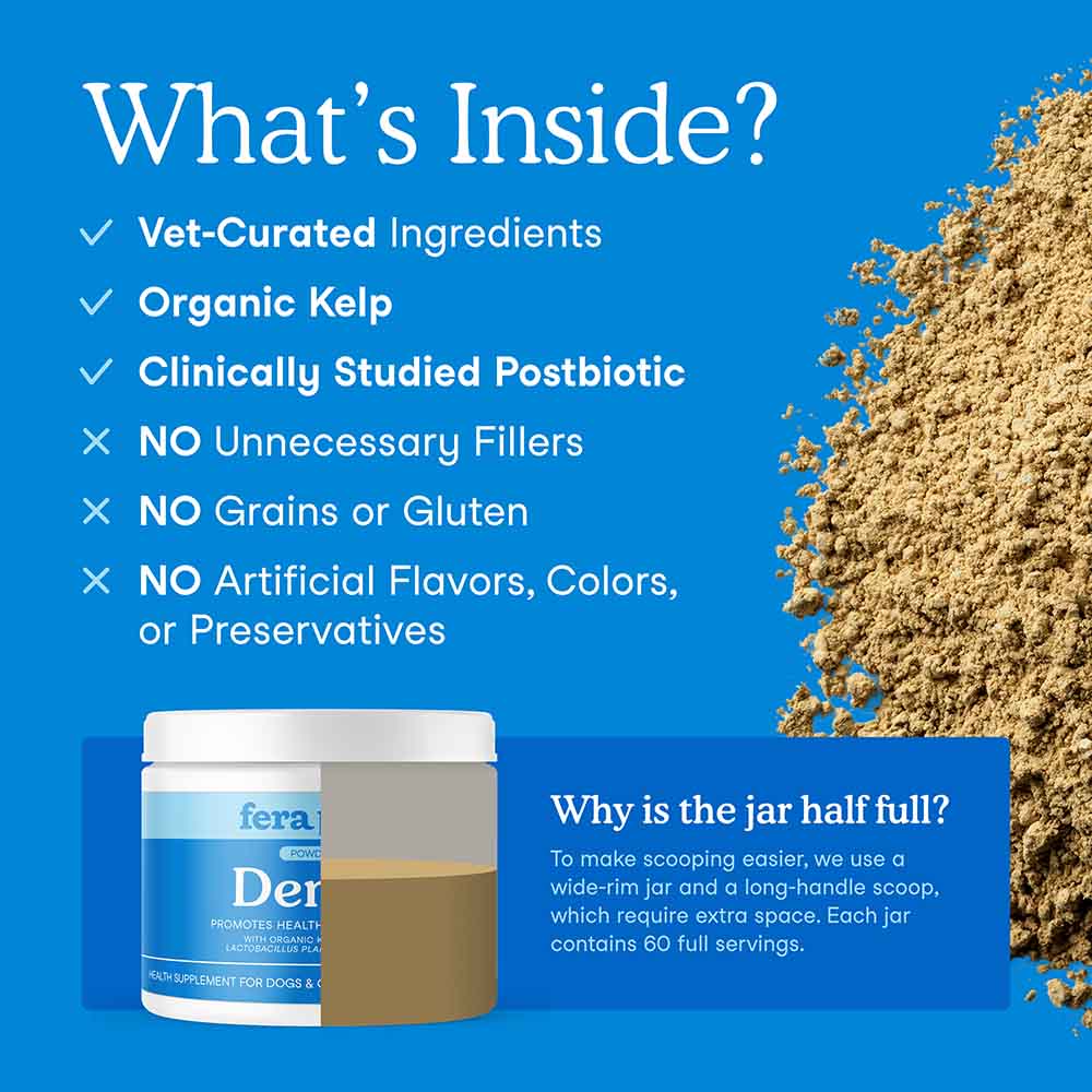 Fera Pets Dental Support Supplement Powder For Cats & Dogs 60g