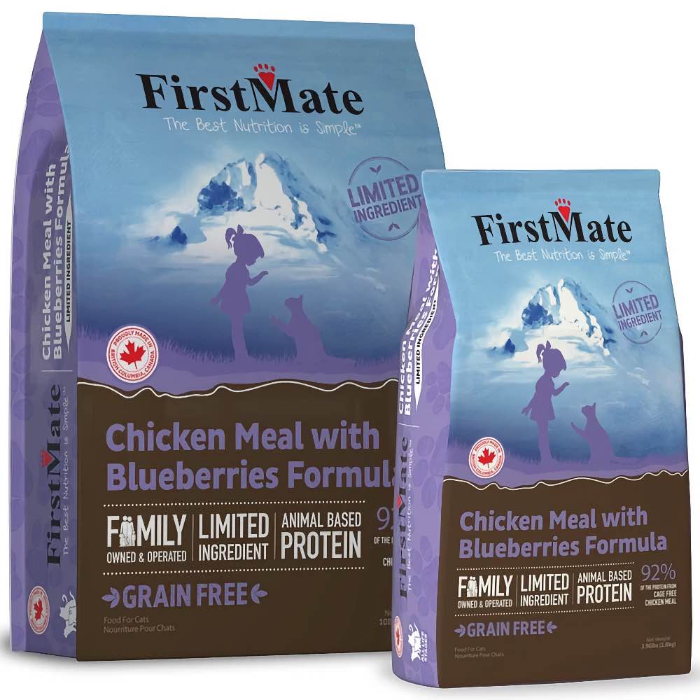 20% OFF: FirstMate Grain Free Chicken with Blueberries Formula Dry Cat Food