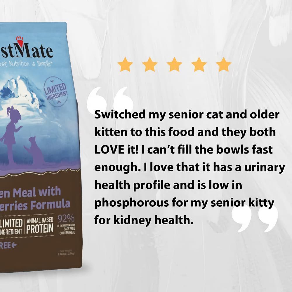 20% OFF: FirstMate Grain Free Chicken with Blueberries Formula Dry Cat Food