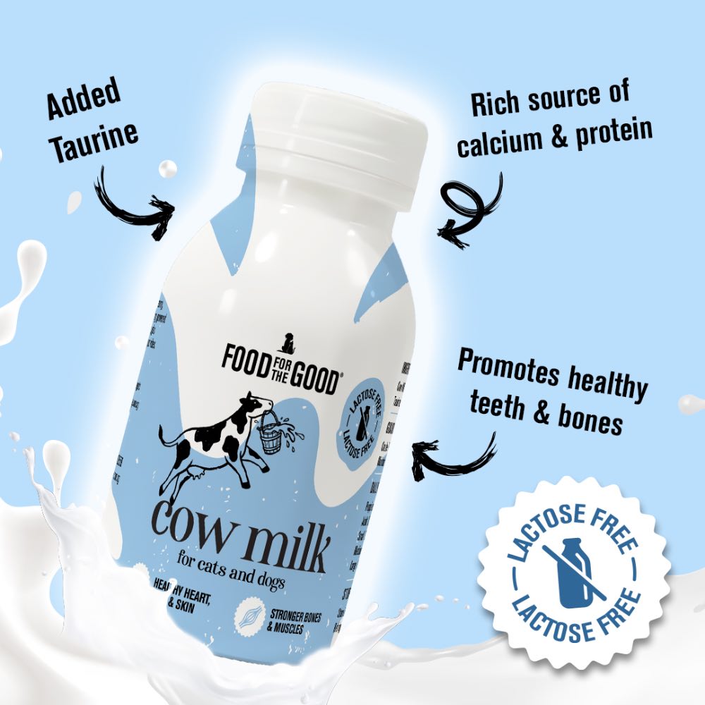 Food For The Good Cow & Goat Milk for Cats & Dogs 200ml