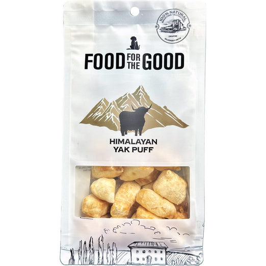 25% OFF: Food For The Good Himalayan Yak Puff Grain-Free Dog Treats 65g