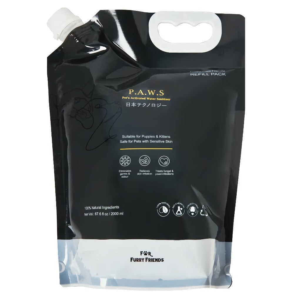 For Furry Friends P.A.W.S Pet's Activated Water Sanitizer For Cats & Dogs