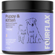 10% OFF (Exp 2Oct26): Fourflax Puppy & Kitten Nutritional Powder Supplement For Cats & Dogs 200g