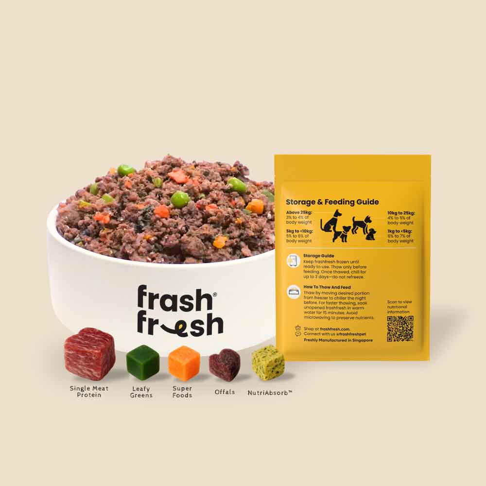 frashfresh Cooked Kangaroo NutriAbsorb Frozen Dog Food 2.25kg