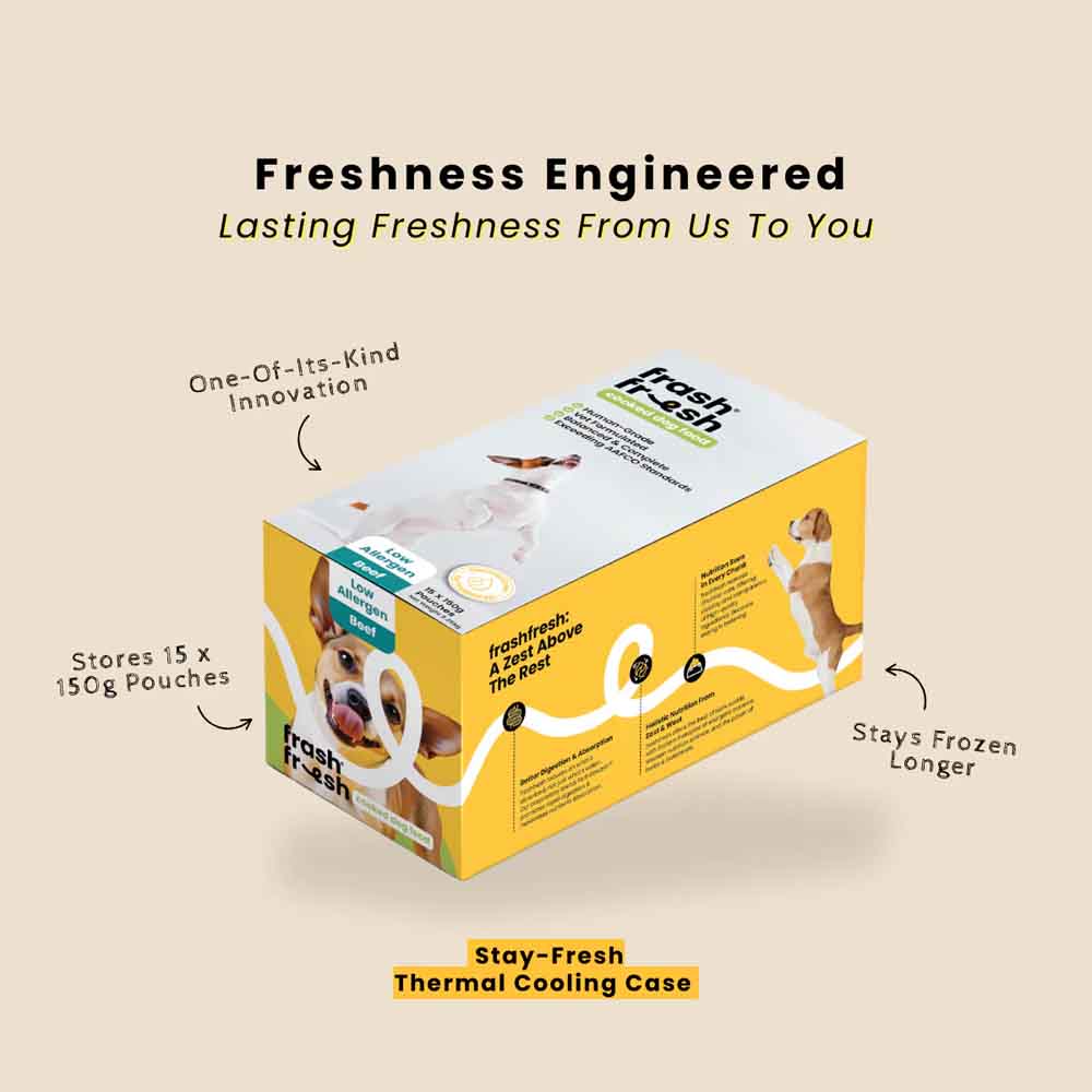 frashfresh Cooked Kangaroo NutriAbsorb Frozen Dog Food 2.25kg