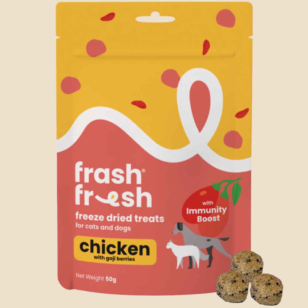 20% OFF: frashfresh Immunity Boost Freeze Dried Treats For Cats & Dogs 50g