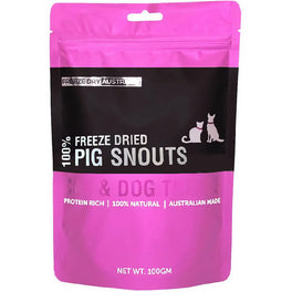Freeze Dry Australia Pig Snouts Cat & Dog Treats 100g - Kohepets