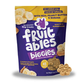 $7 OFF: Fruitables Biggies Peanut Butter & Banana Dog Treats 16oz