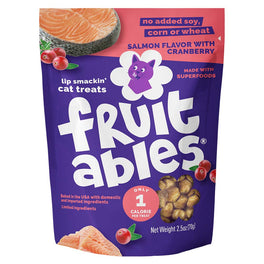 Fruitables Salmon with Cranberry Crunchy Cat Treats 2.5oz