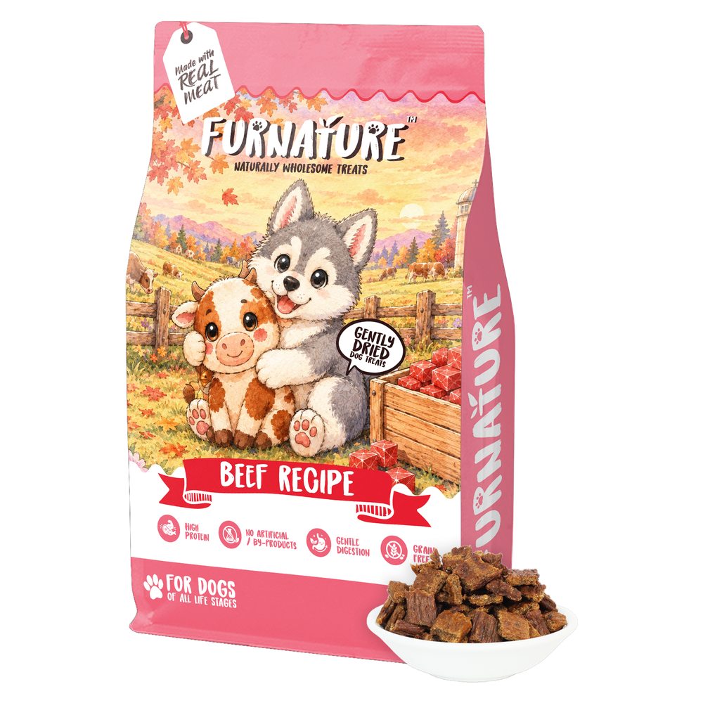Furnature Beef Natural Wholesome Gently Dried Dog Treats 200g