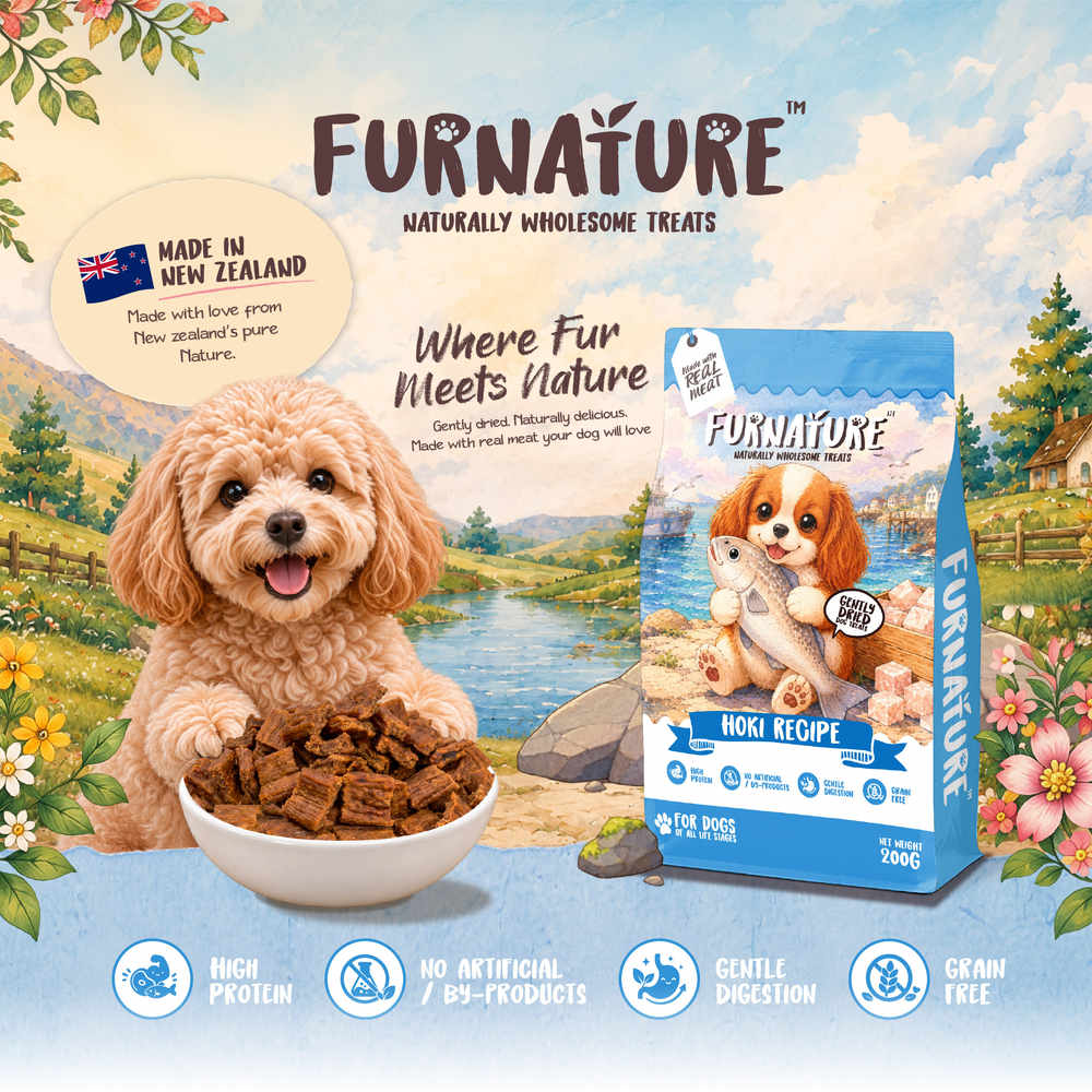 Furnature Hoki Natural Wholesome Gently Dried Dog Treats 200g