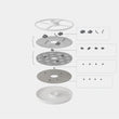FurryTail Water Drinking Fountain Replacement Filter 5pcs