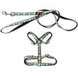 FuzzYard Cat Harness & Leash Walking Set (Cheesy Hearts)