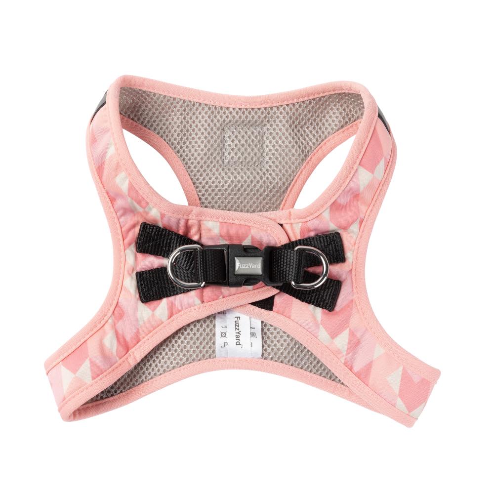 FuzzYard Pink Lemonade Step-In Dog Harness