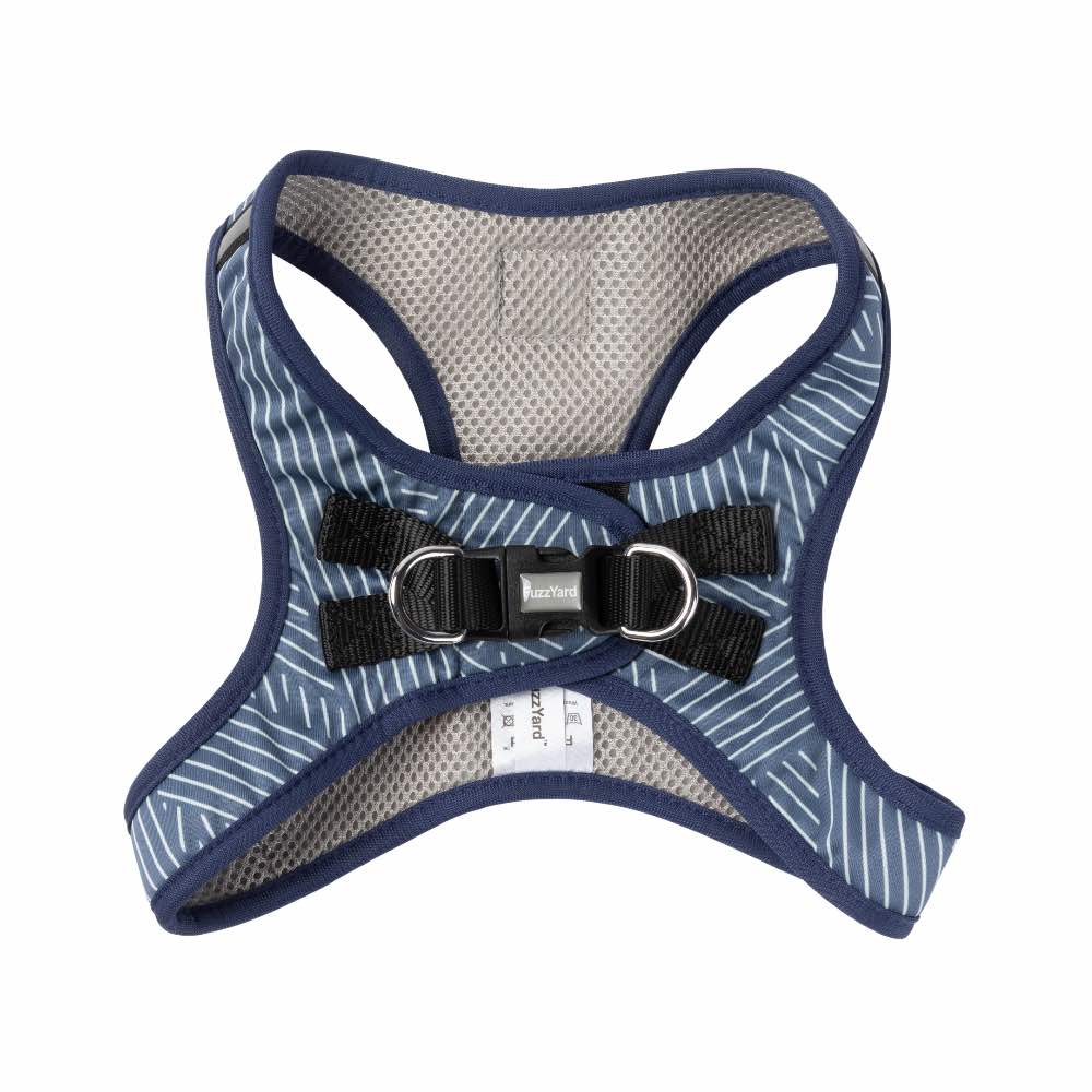 FuzzYard Thornbury Aegean Blue Step-In Dog Harness