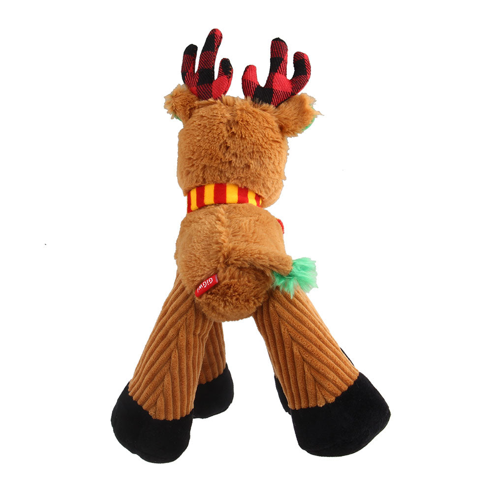KOHE-VERSARY 10% OFF: GiGwi Christmas Reindeer Plush Dog Toy