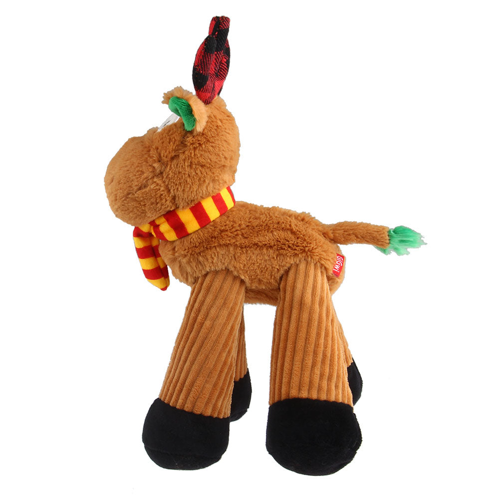 KOHE-VERSARY 10% OFF: GiGwi Christmas Reindeer Plush Dog Toy