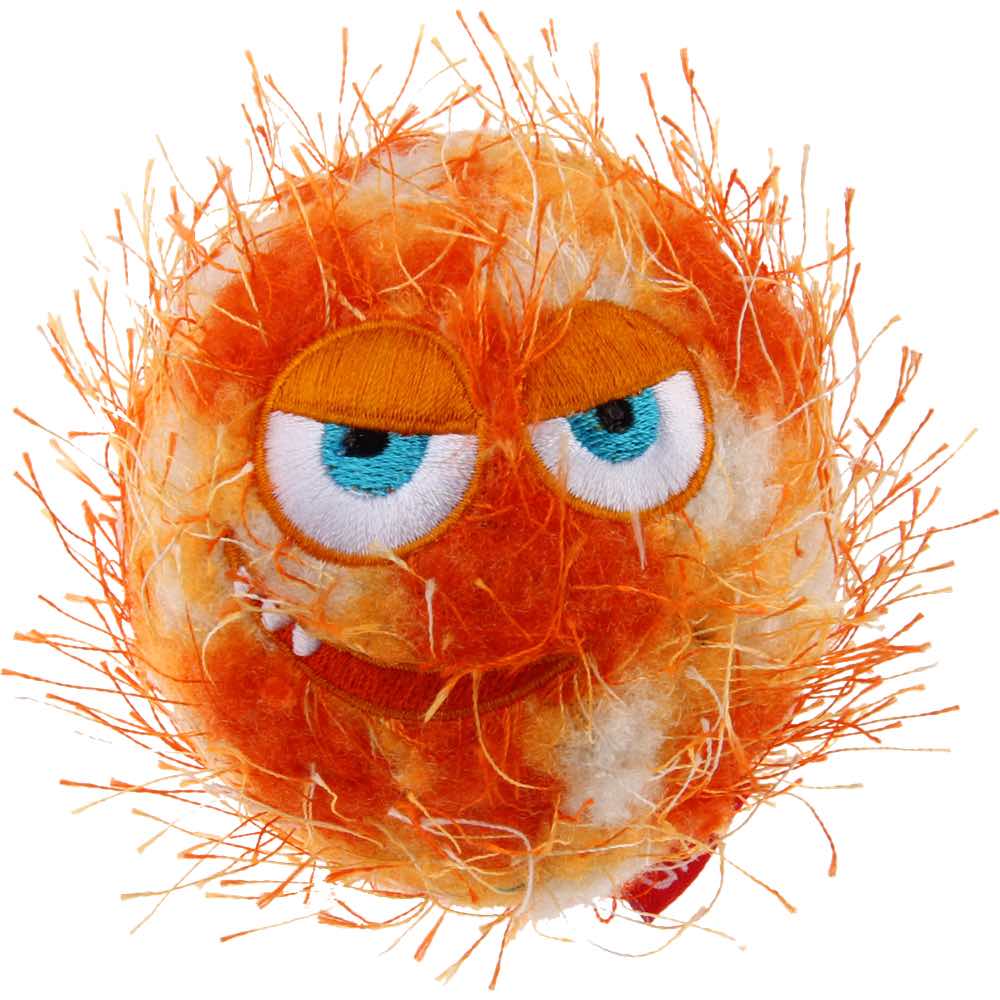 KOHE-VERSARY 10% OFF: GiGwi Plush Friendz Ball Dog Toy (Orange)