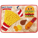GiGwi Fast Food Party Snuffle Mat Interactive Dog Toy