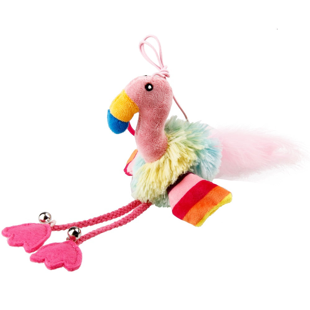 GiGwi Finger Teaser Catnip Cat Toy (Flamingo) Kohepets