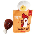 GiGwi Foody Friendz Interactive Plush Dog Toy (Chicken Snack Bag)