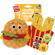 KOHE-VERSARY 10% OFF: GiGwi Foody Friendz Interactive Plush Dog Toy (Hamburger & French Fries)