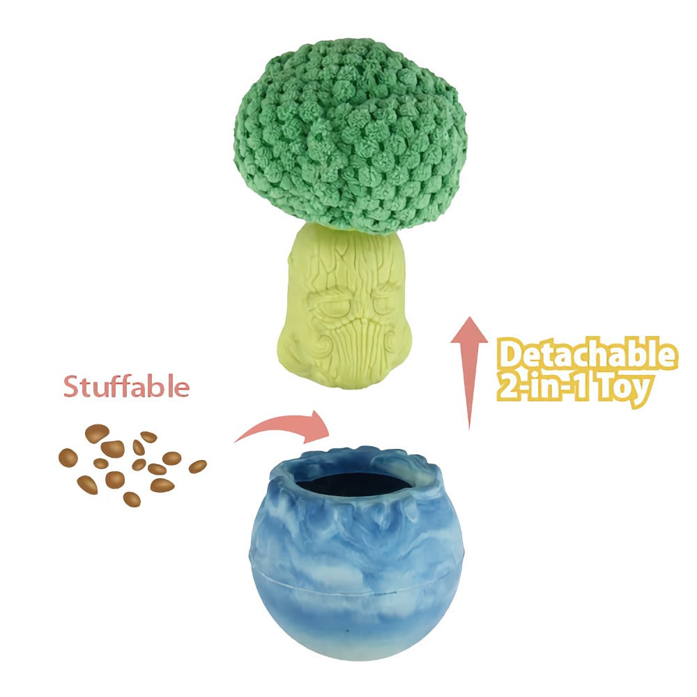 KOHE-VERSARY 10% OFF: GiGwi Magical Plants Cauliflower Snuffle Enrichment Training Toy