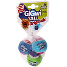 GiGwi Originals Ball Dog Toys 3-Pack (Extra Small)