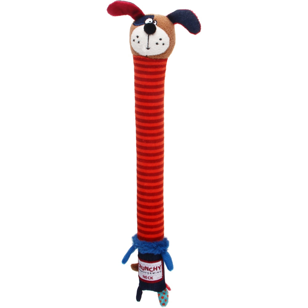 KOHE-VERSARY 10% OFF: GiGwi Plush Friendz Crunchy Neck Dog Toy (Dog)