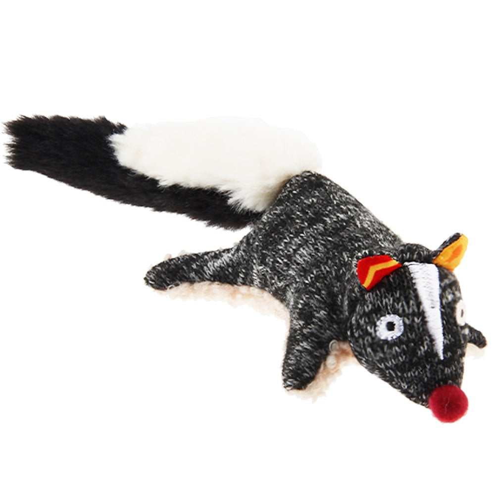 KOHE-VERSARY 10% OFF: GiGwi Plush Friendz Dog Toy (Skunk)