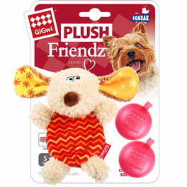 KOHE-VERSARY 10% OFF: GiGwi Plush Friendz With Refillable Squeaker Dog Toy (Dog)