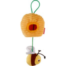 GiGwi Rookie Hunter Treat Dispensing Plush Cat Toy (Bee With Beehive)