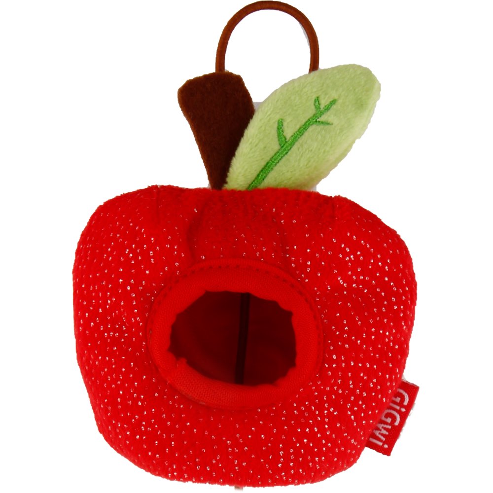 KOHE-VERSARY 10% OFF: GiGwi Rookie Hunter Treat Dispensing Plush Cat Toy (Caterpillar With Apple)