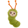 KOHE-VERSARY 10% OFF: GiGwi Rookie Hunter Treat Dispensing Plush Cat Toy (Caterpillar With Apple)