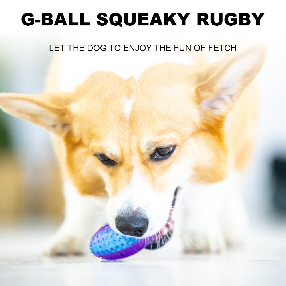 KOHE-VERSARY 10% OFF: GiGwi Squeaky Rugby Ball Dog Toy