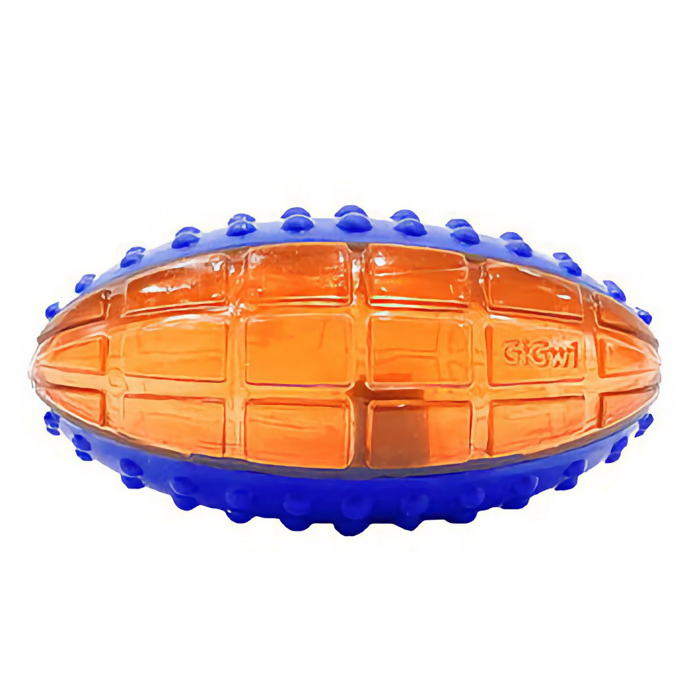 KOHE-VERSARY 10% OFF: GiGwi Squeaky Rugby Ball Dog Toy