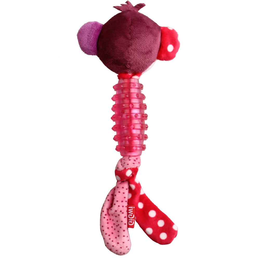 GiGwi Suppa Puppa TPR & Plush Dog Toy (Monkey) Kohepets