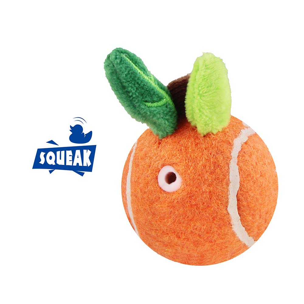 GiGwi Tennis Ball Originals Dog Toy (Orange) - Kohepets