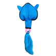 GiGwi Tug Hercules Plush Dog Toy (Blue Raccoon With Rope) - Kohepets