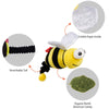 GiGwi Vibrating Running Catnip Plush Cat Toy (Bee)