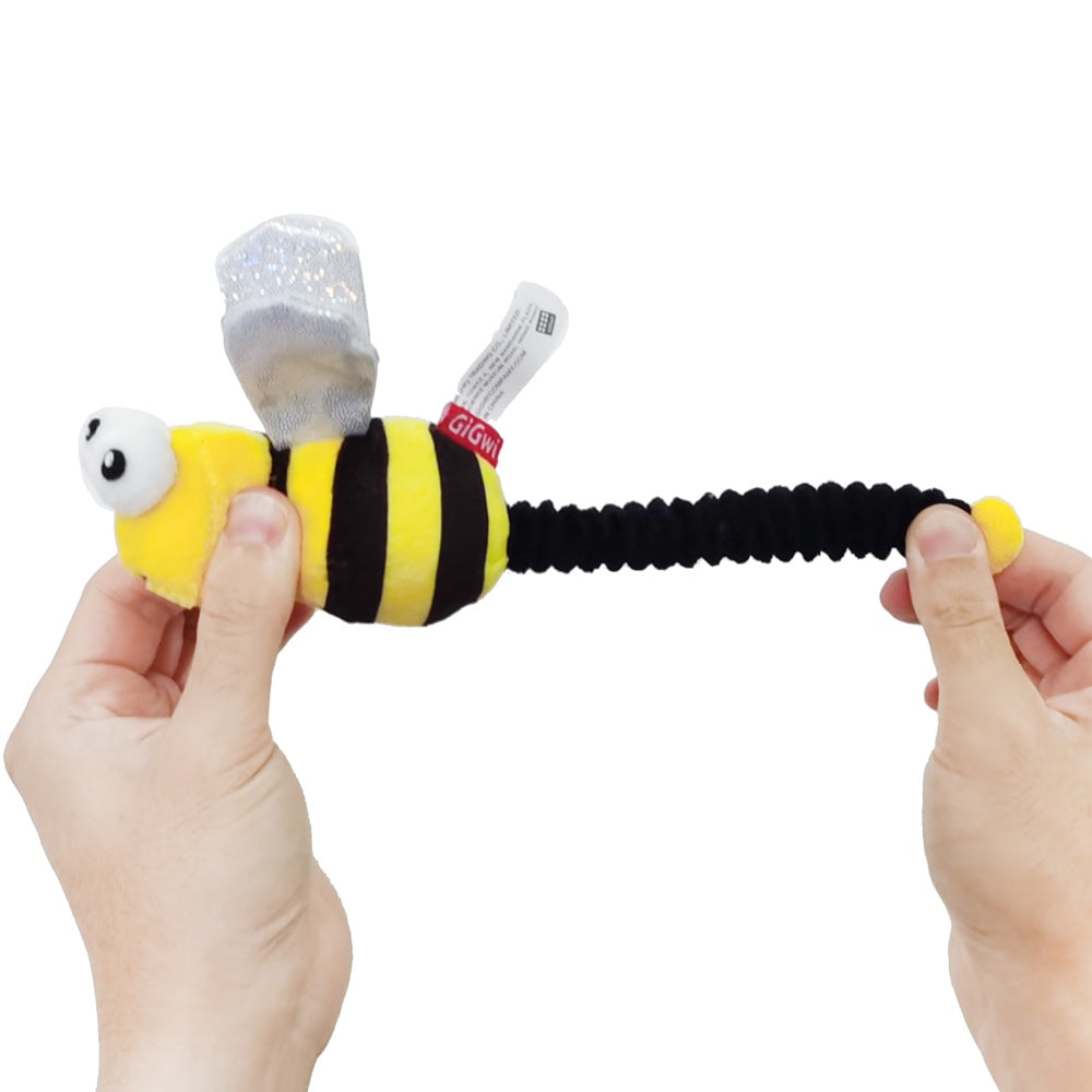 KOHE-VERSARY 10% OFF: GiGwi Vibrating Running Catnip Plush Cat Toy (Bee)