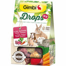 Gimbi Drops Mix With Herbs, Beetroot, Carrot, Dandelion Treats For Small Animals 50g