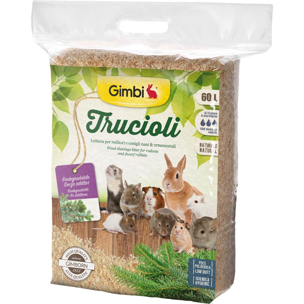 Gimbi LowDust Wood Shavings Litter Bedding For Small Animals Kohepets
