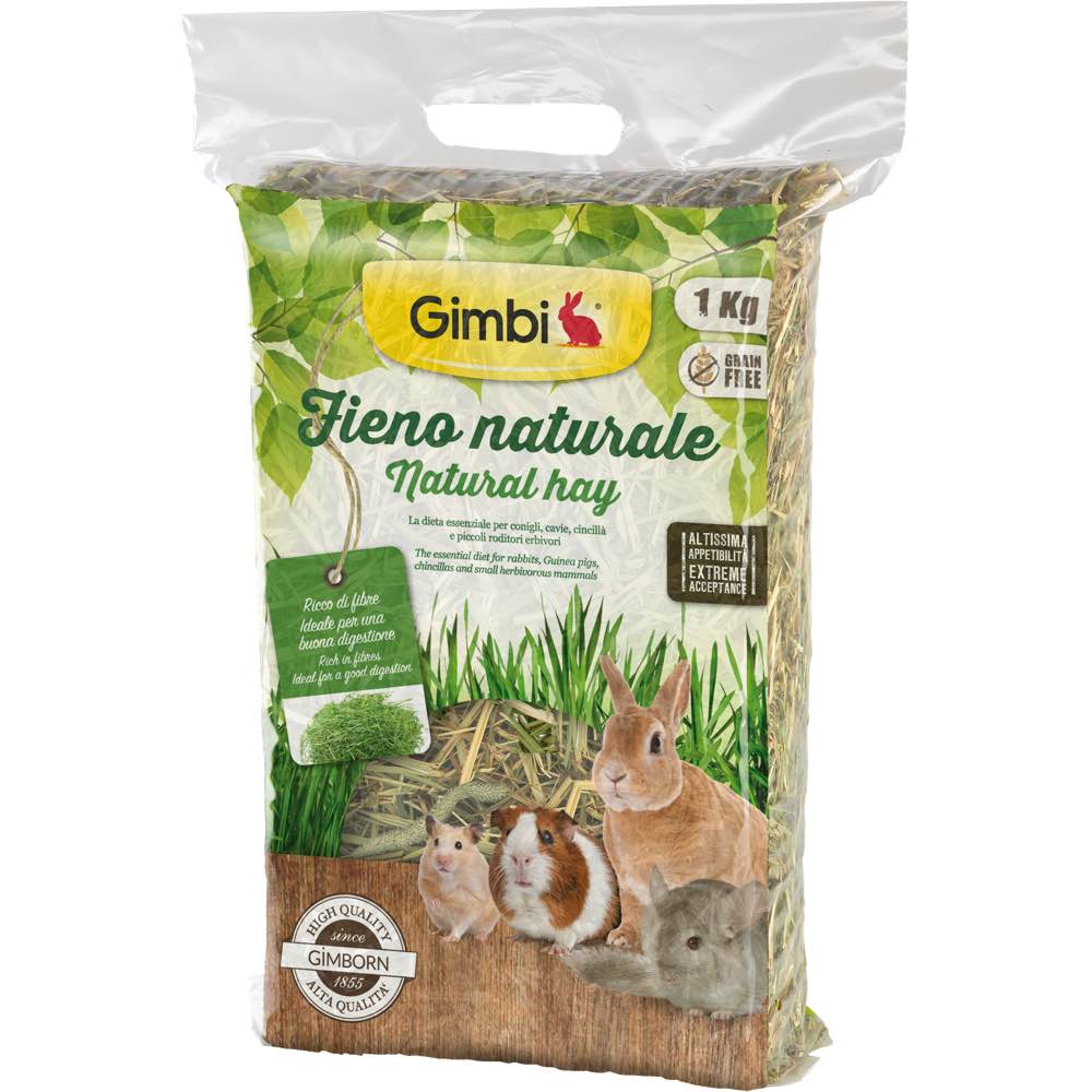 Gimbi Natural Hay For Small Animals 1kg Kohepets