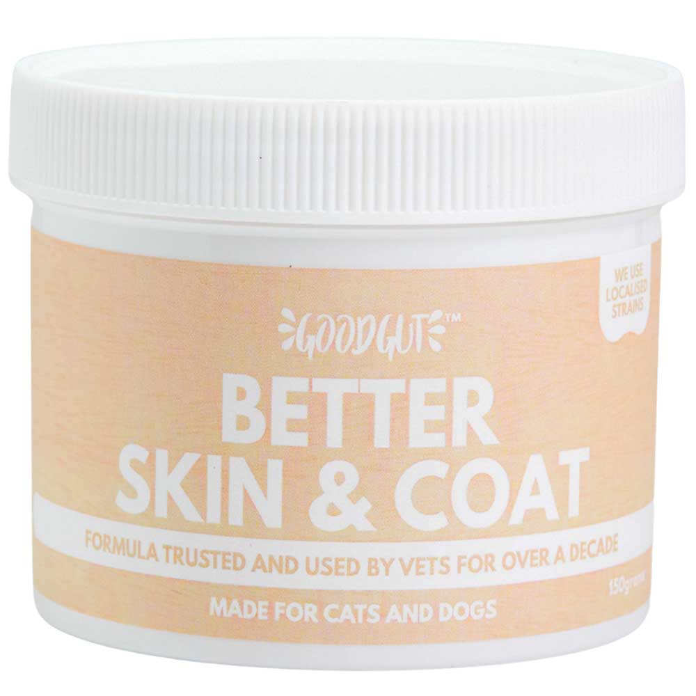 Good Gut Better Skin & Coat Probiotics Supplement For Cats & Dogs 150g