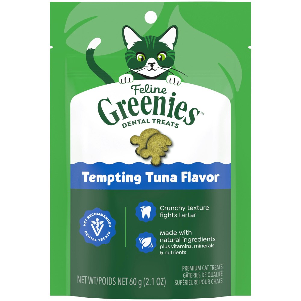 $2 OFF: Greenies Tempting Tuna Flavor Dental Cat Treats 2.1oz